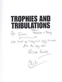 Forty Years of Kent Cricket memorabilia signed book Trophies and Tribulations Mark Pennell Clive Ellis autograph