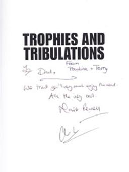 Forty Years of Kent Cricket memorabilia signed book Trophies and Tribulations Mark Pennell Clive Ellis autograph