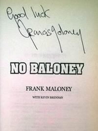 FRANK MALONEY (Lennox Lewis' manager) signed autobiography