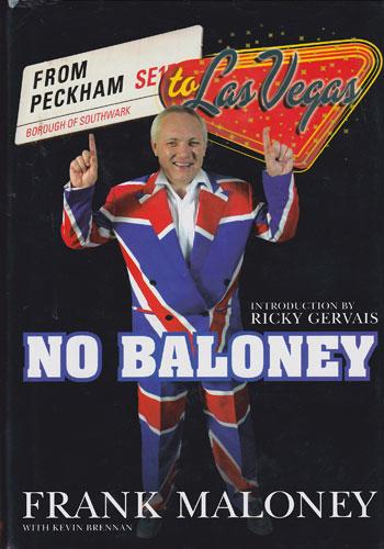 Kellis Maloney Francis Frank-Maloney-memorabilia-boxing-memorabilia manager-Lennox-Lewis-signed-No-Baloney-autobiography-cover