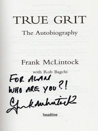 FRANK McLINTOCK (Arsenal & Scotland) signed copy of
