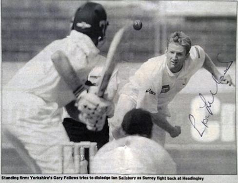 Gary-Fellows-autograph-signed-Yorkshire-cricket-memorabilia-yorks-CCC