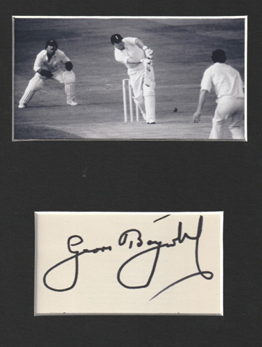 Geoff Boycott 1977 Headingley Ashes Test to bring up his 100th first-class ton