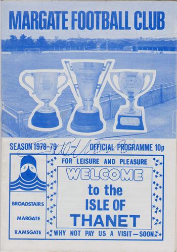 Geoff-Hurst-autograph-Sir-Geoff-Hurst-memorabilia-signed-England-1966-World-Cup-Football-memorabilia-Telford-United-manager-Margate-FC-southern-league-1978-programme