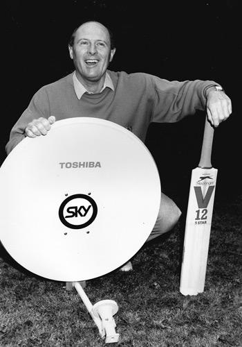Geoff Boycott Sky Sports cricket promo photo