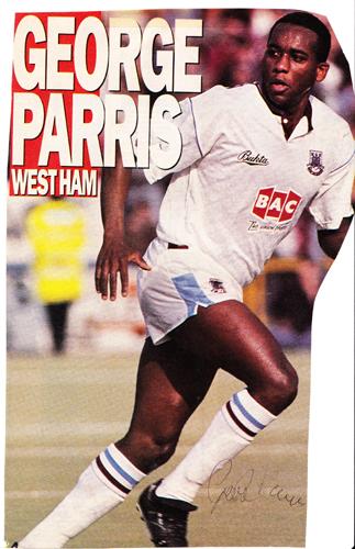 George Parris autograph-signed-West-Ham-United-fc-football-memorabilia-west-ham-utd-hammers-signature-whufc-upton park-irons
