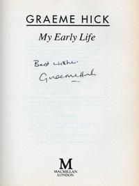 GRAEME HICK Worcs CCC & England) signed autobiography My Early Life First Edition autograph signature macmillan