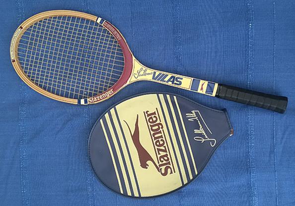 Guillermo-Vilas-autograph-slazenger-wooden-signature-tennis-racket-memorabilia-signed-cover-argentina-grand-slam-champion-us-open-french-australian-wimbledon-racquet