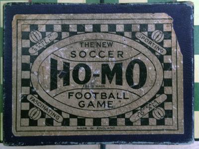 Ho-Mo-Football-the-new-soccer-game-vintage-table-board-dice-skill-tactics-box-1930
