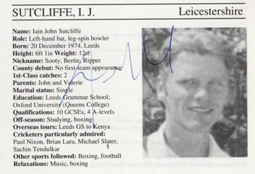 Iain-Sutcliffe-autograph-signed-leicestershire-cricket-memorabilia-leics-ccc-whos-who-signature
