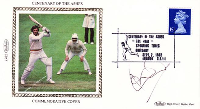 Ian-Botham-autograph-signed-england-cricket-memorabilia-durham-somerset-ccc-beefy-signature-sir-september-2nd-1982-centenary-of-the-ashes-first-day-cover-benham-fdc