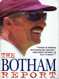 Sir Ian Botham signed autographed Bothams Report Century first edition cricket book cover