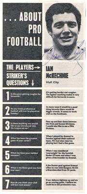 Ian-McKechnie-autograph-signed-Hull-City-FC-football-memorabilia-HCFC-signature-scottish-goalkeeper-arsenal-manager-sligo-rovers