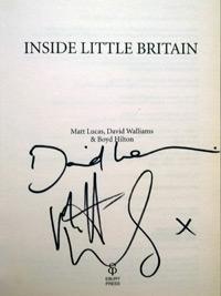 Inside-Little-Britain-book-signed-David-Walliams-Matt-Lucas-autograph-first-edition-signatures-2006