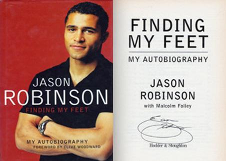 JASON ROBINSON memorabilia signed autobiography