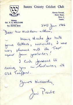 Jim-Parks-Jnr-signed-Sussex-CCC-letter-head-cricket-memorabilia