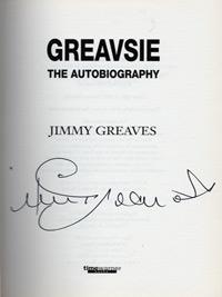 Jimmy-Greaves-signed-autobiography-autograph-Spurs-Chelsea-England-Greavsie-book