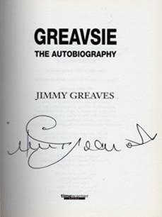 Jimmy-Greaves-signed-autobiography-autograph-Spurs-Chelsea-England-Greavsie-book