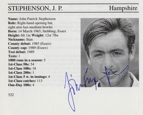 John-Stephenson-autograph-signed-hampshire-cricket-memorabilia-hants-essex-ccc-england-batsman-whos-who-signature-mcc