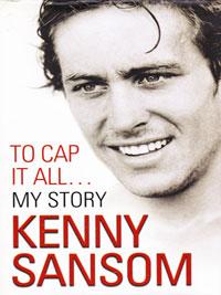 KENNY SANSOM memorabilia signed autobiography book To Cap It All My Story Arsenal football memorabilia