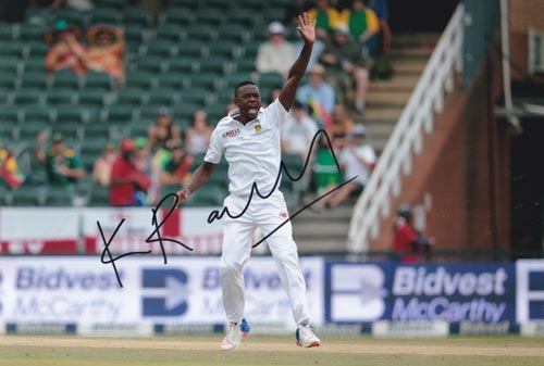 Kagiso-Rabada-autograph-signed-south-africa-cricket-memorabilia-kg-fast-bowler-kent-ccc-proteas-lions-jozi-stars-gauteng-signature
