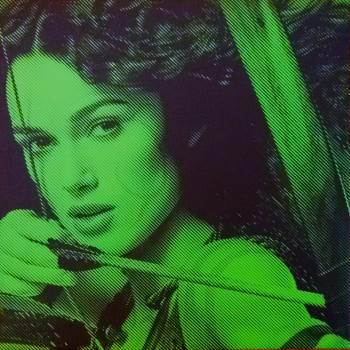 Keira Knightley Guinevere King Arthur movie canvas Archery