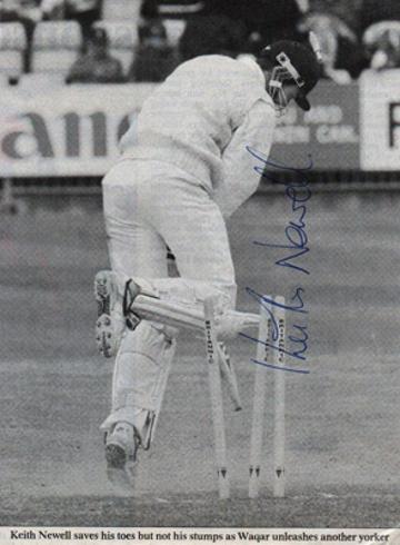 Keith-Newell-autograph-signed-Sussex-cricket-memorabilia-SCCC-county-batsman