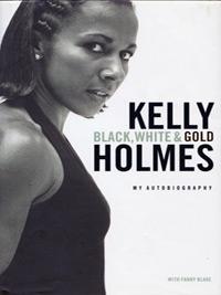 Kelly-Holmes-autograph-signed-athletics-memorabilia-autobiography-black-white-and-gold-800-m-1500-metres-olympic-champion-gold-200