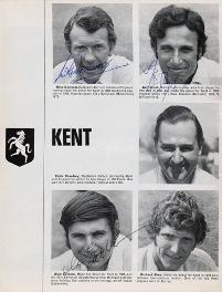 Kent-cricket-memorabilia-1974-Gillette-Cup-Final-programme-Lords-Mike-Denness-Asif-Iqbal-Ealham-Johnson-Underwood-Alan-Knott-Shepherd-Lancashire-CCC-KCCC