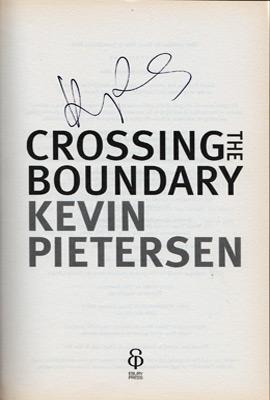Kevin-Pietersen-signed-autobiography-Crossing-the-Boundary-cover-cricket-memorabilia-autographed-book-signature