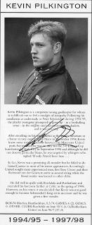 Kevin-Pilkington-autograph-signed-Man-Utd-football-memorabilia-autographed-photo-Manchester-United-signature-goalkeeper