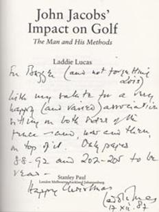 Laddie-Lucas-autograph-signed-golf-book-john-jacobs-impact-man-methods-percy-first-edition-1987