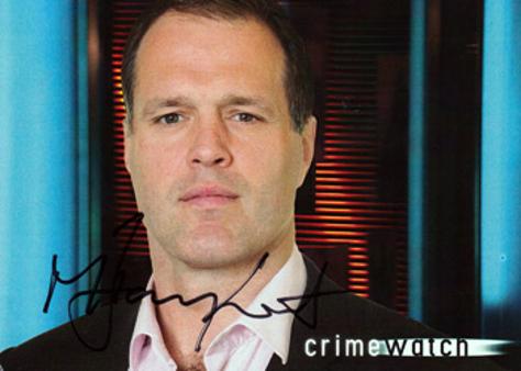 MARTIN BAYFIELD memorabilia signed BBC TV Crimewatch promo card
