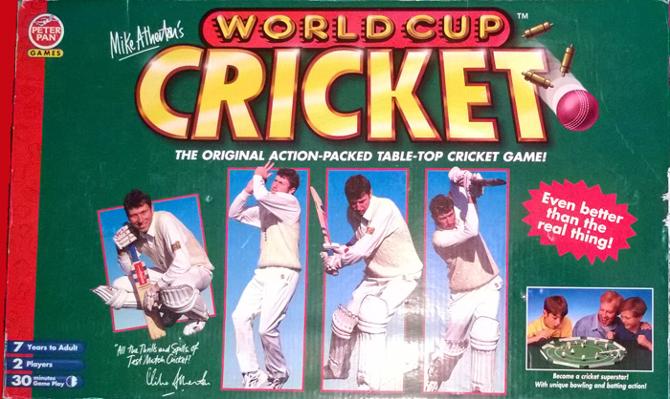 MIKE ATHERTON'S WORLD CUP CRICKET table top game from Peter Pan Games