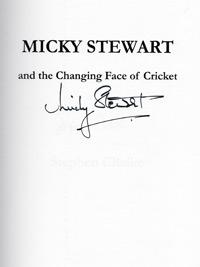 Micky Stewart signed autobiography Surrey cricket memorabilia  autograph book