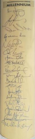 Millennium-Gray-Nicolls-signed-cricket-bat-memorabilia-robertsbridge-sussex-kent-essex-surrey-rob-key-autograph