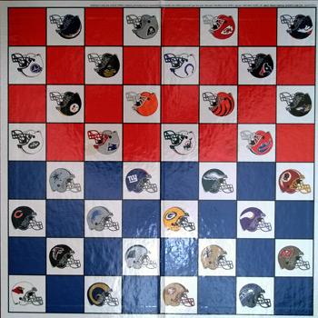 NFL-memorabiliua-checkers-board-game-cleveland-browns-american-football
