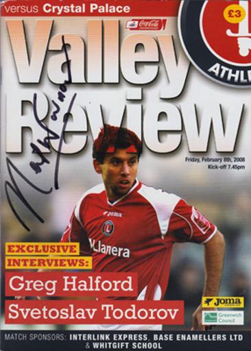 Neil-Warnock-autograph-signed-Crystal-Palace-football-memorabilia-manager-eagles-charlton-athletic-valley-review-programme-2008-cpfc-soccer-signature