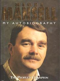 Nigel-Mansell-autograph-F1-motorsport-memorabilia-signed-autobiography-the-peoples-champion-first-edition-formula-one-world-champion-ferrari-williams-grand-prix