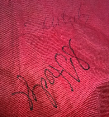 Multi-signed ONCE cycling memorabilia / Coca-Cola cycling cap Autographed Laurent Jalabert Stephen Hodge Tour de France memorabilia
