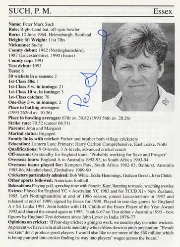 Peter-Such-autograph-signed-essex-cricket-memorabilia-eccc-England-off-spinner-whos-who-signature