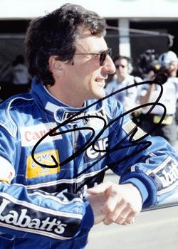 RICARDO PATRESE signed Williams Formula One F1 Grand Prix motor racing memorabilia photo autographed