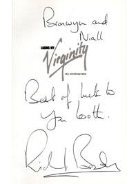 RICHARD BRANSON (founder of Virgin) signed autobiography