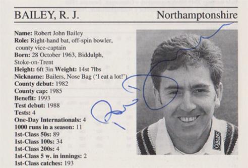 Rob-Bailey-autograph-signed-northamptonshire-cricket-memorabilia-northants-ccc-England-batsman-umpire-robert-signature