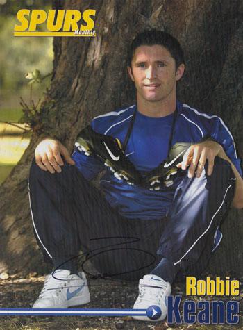 Robbie-Keane-memorabilia-tottenham hotspur spurs memorabilia football signed-Spurs-magazine Poster autograph