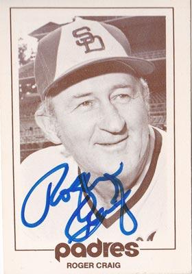 Roger-Craig-autograph-signed-san-diego-padres-baseball-memorabilia-manager-1977-special-events-card