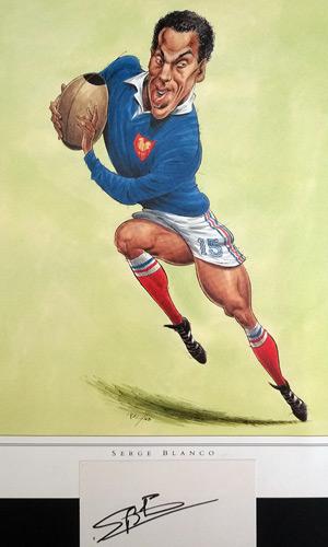Serge-Blanco-autograph-signed-rugby-memorabilia-France-John-Ireland-print