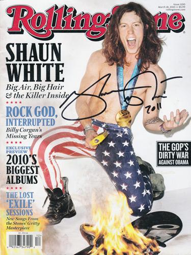 Shaun-White-autograph-signed-snowboarding-memorabilia-X-Games-Olympics-gold-medal-flying-tomato-half-pipe-USA-olympian-extreme-winter-Rolling-Stone-magazine-cover-2010