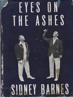 Sidney-Barnes-autralia-cricket-memorabilia-Eye-on-the-Ashes-book-diary-1953-first-edition-aussie