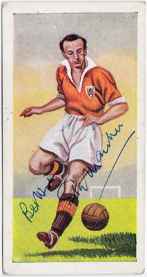 Sir-Stanley-Matthews-signed-Blackpool-FC-football-memorabilia-1956-chix-bubble gum card famous-footballers-autograph-Stoke